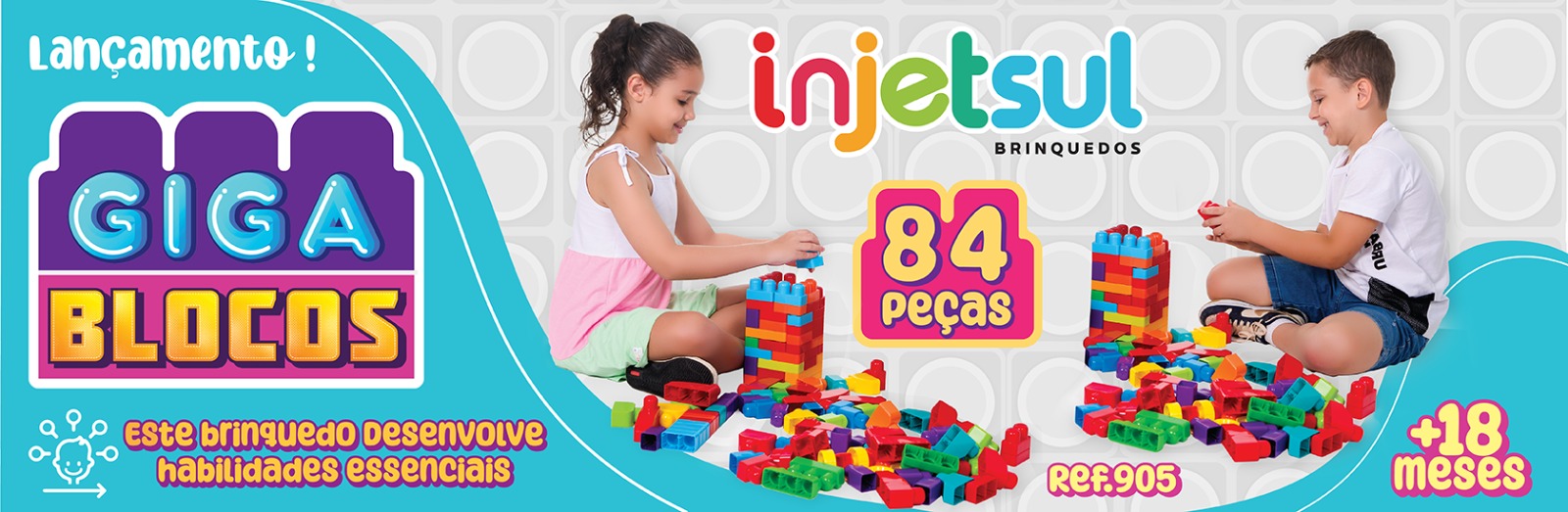 GIGABLOCOS COM 84 PEÇAS (905)