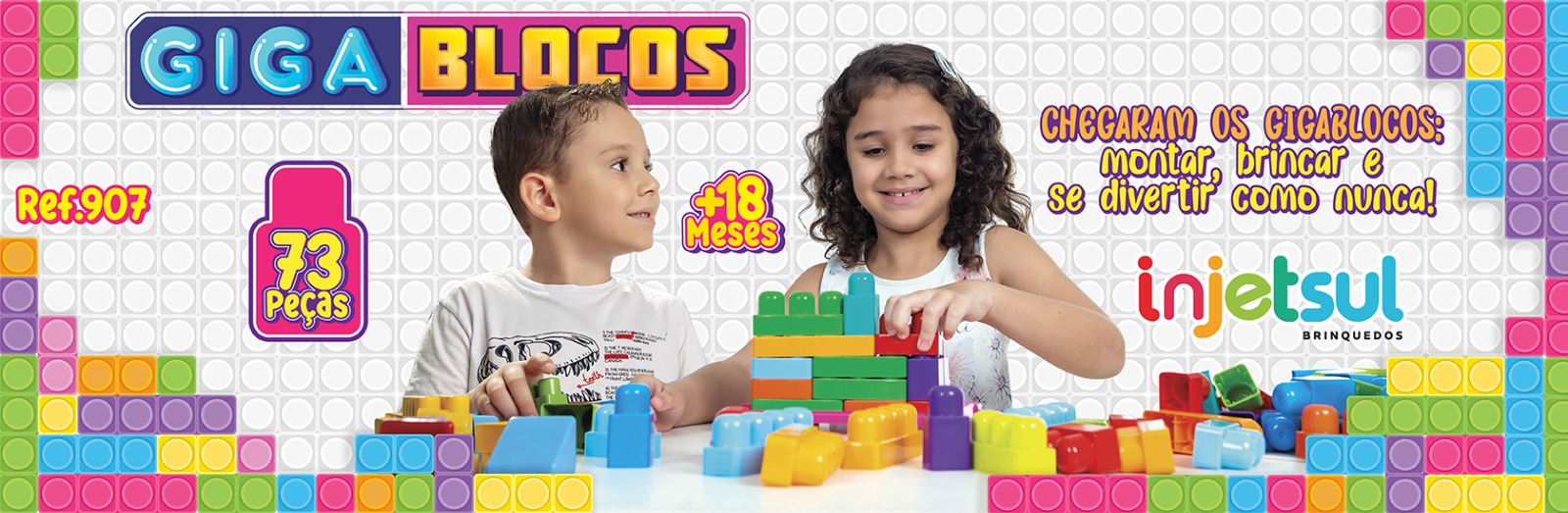 GIGABLOCOS COM 73 PEÇAS (907)