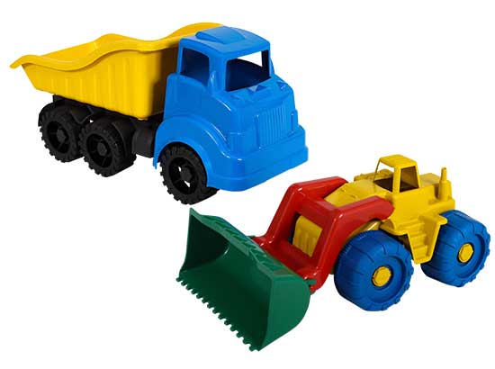 TRUCK CAÇAMBA COM CARREGADEIRA – RECICLADO ( 718 R ) 