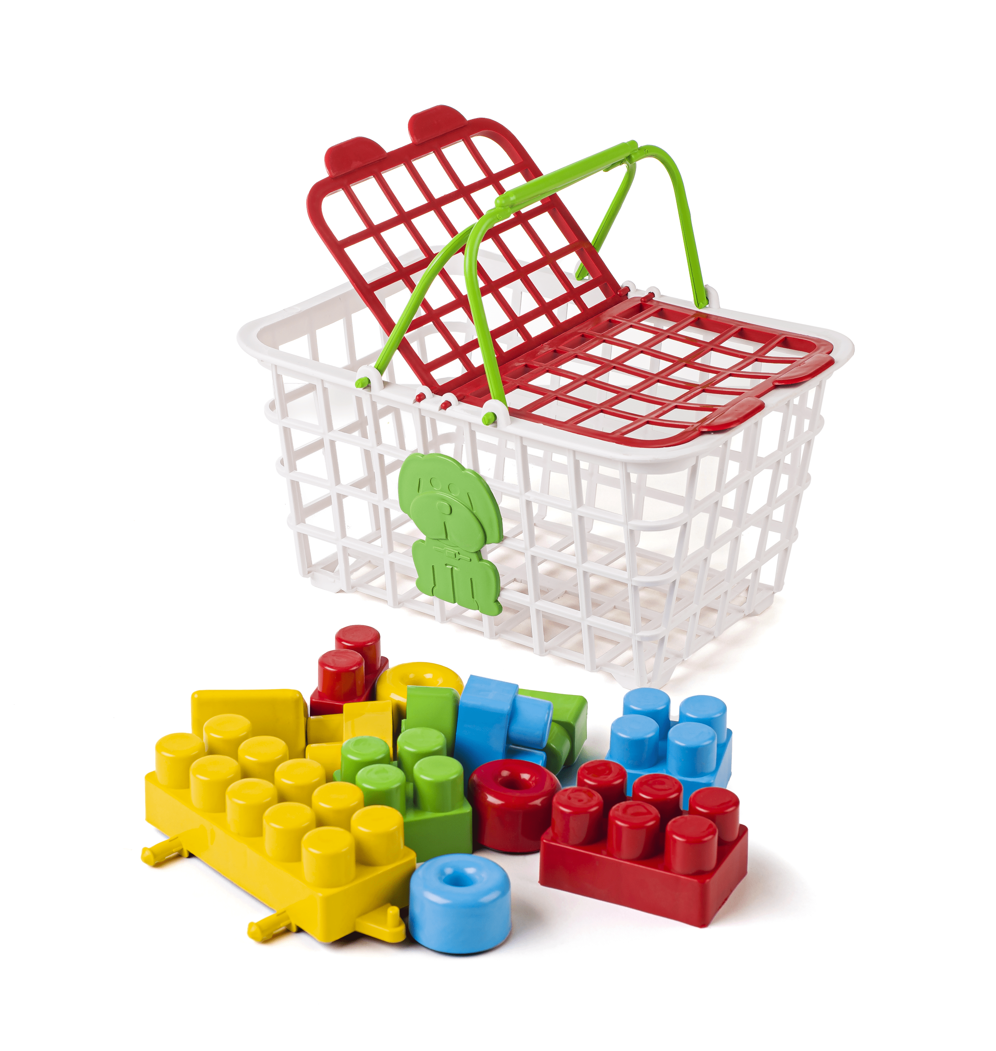 CESTA DIVERTIDA COM BLOCOS PARA MONTAR (13 PEÇAS) ( 818 )